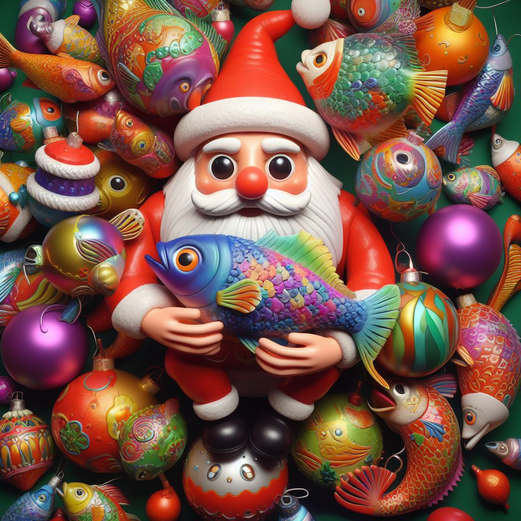 Ông già noel sắc màu